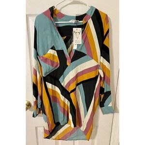Olivaceous Dress Size Small - Long Sleeve Multicolor. NEW WITH TAGS